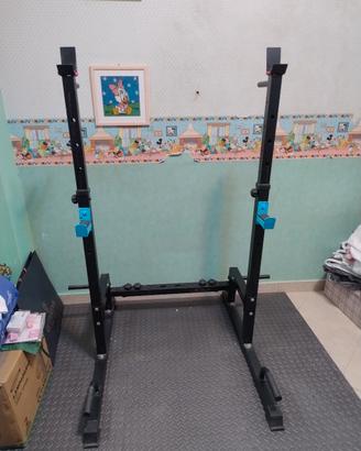 Rack porta bilanciere e porta dischi 