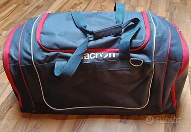 Borsone Macron Connection Blu Navy/red