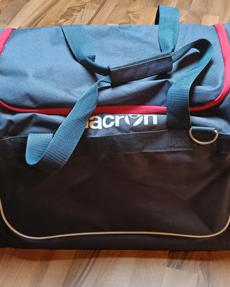 Borsone Macron Connection Blu Navy/red
