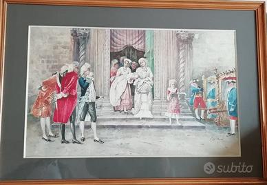 QUADRI ORIGINALI VINCENZO LORIA acquerelli