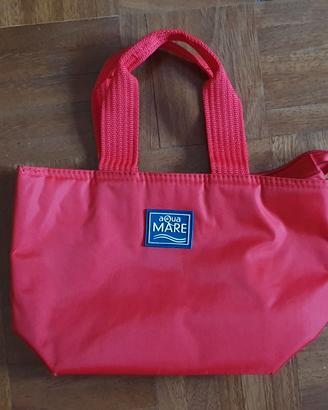 Piccola borsa termica Aqua di Mare, colore rosso,