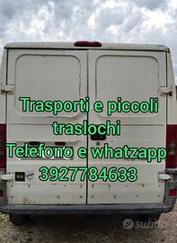 Trasporti e Piccoli Traslochi con Furgone Ducato