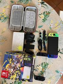 switch oled in ottime codnizioni + accesori