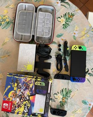 switch oled in ottime codnizioni + accesori