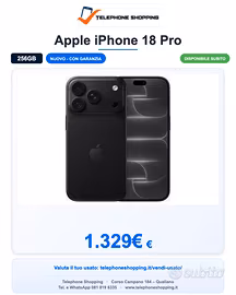 Apple iPhone 18 Pro 256GB italia Nuovo