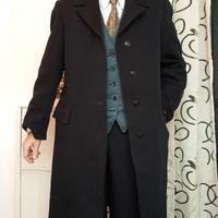 Cappotto Uomo Puro Vintage nero  "Pierre Cardin