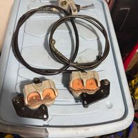IMPIANTO FRENO DOPPIA PINZA PIT BIKE