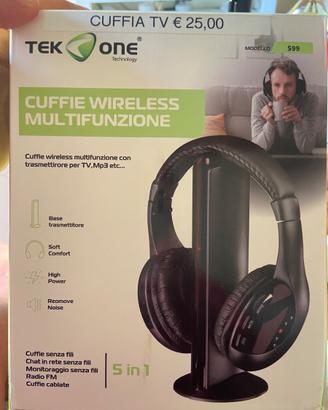 Cuffie wireless multifunzione