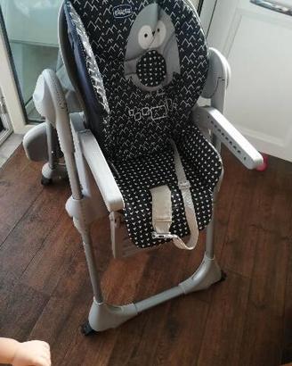 Seggiolone pappa chicco polly penguin