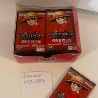 One Piece OP13 OP-13 card carte bustina box leggi