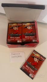 One Piece OP13 OP-13 card carte bustina box leggi