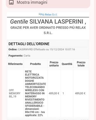 Letto singolo elettrico 