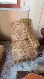 trittico divani stile Liberty 