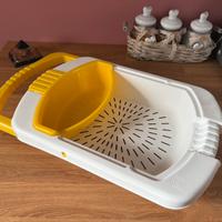 Scolapiatti in plastica portatile