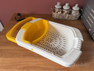 Scolapiatti in plastica portatile