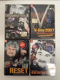 DVD BEPPE GRILLO  - LOTTO 4 PEZZI
