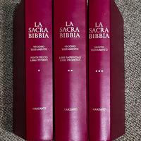 La sacra Bibbia 3 volumi