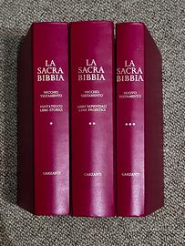 La sacra Bibbia 3 volumi