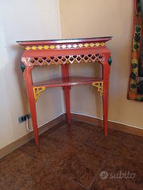 Tavolino angolare vintage