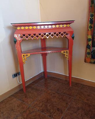 Tavolino angolare vintage