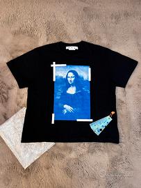 Mona lisa black over t-shirt - Off-White
