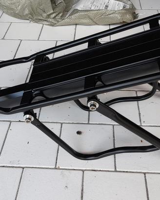 Portapacchi posteriore in alluminio per bicicletta