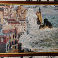 Dipinto Olio su Tela con Cornice