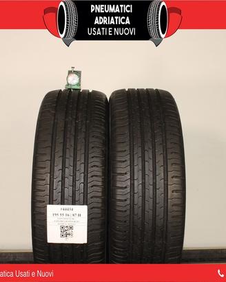 2 Gomme 195 55 R 16 Continental al 91% SPED GRATIS