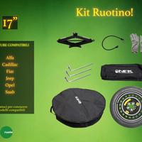 Kit ruotino di scorta da 17" Jeep Fiat e altre