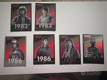 Card stranger things 1983 1986 1987