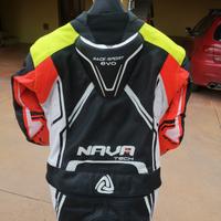 tuta 54 divisibile in pelle auto