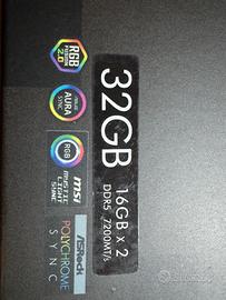 Memoria Ram Led 32gb DDR5 7200