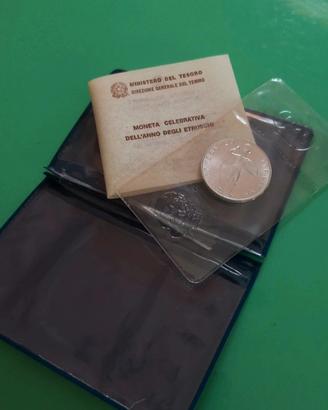 Moneta commemorativa italiana da 500 Lire Argento 