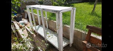 Struttura in ferro per acquari 200x50