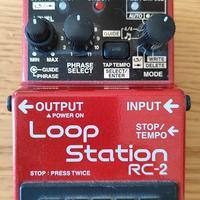 loop station RC 2 boss effetto chitarra 