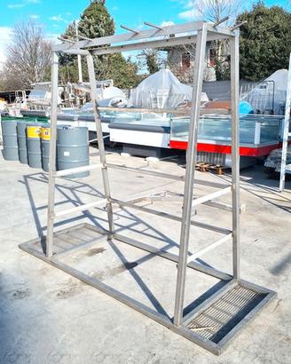 porta tubi inox