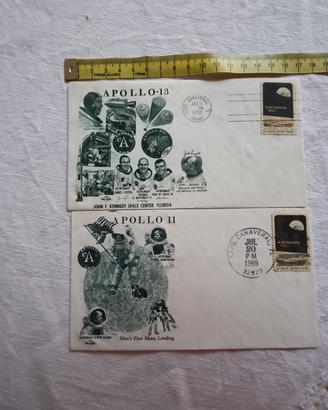 francobolli USA Apollo 13. e 11