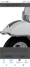 portapacchi e paraurti originale Piaggio per Vespa