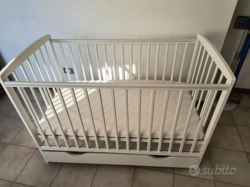 lettino con sbarre