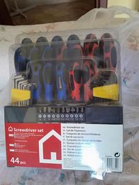 Set Cacciaviti e Chiavi Esagonali 44 Pezzi