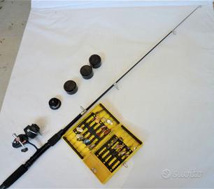 ATTREZZATURA  PESCA  SPINNING  LEGGER0 IN TORRENTE