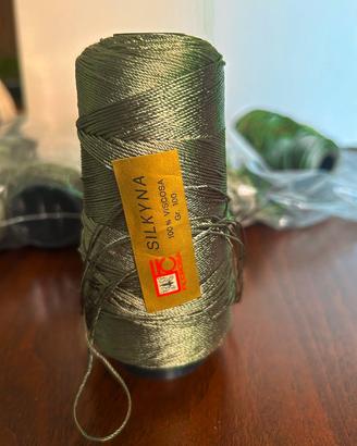 Lotto 1 kg Filato Pura Viscosa Silkyna Filat.CROSA
