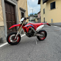 Honda crf 450 motard targato