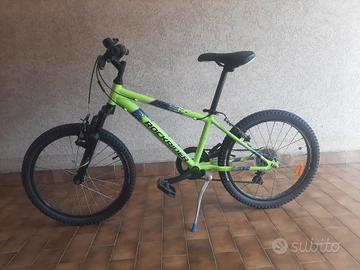 Bici MTB Rockrider ST 500 20" - Giallo Fluo