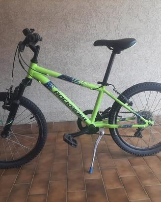Bici MTB Rockrider ST 500 20" - Giallo Fluo