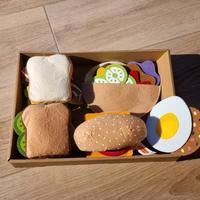 Melissa & Doug Cibo in Feltro Set per Fare Panini
