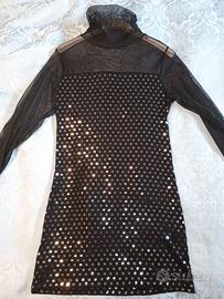 Blusa donna nera elegante