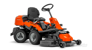 Trattorino Rider Husqvarna R214C con piatto