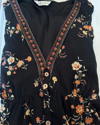 Vestito Nero Springfield, taglia S