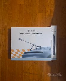 Supporto auto Insta360 + Selfie Stick X3 X4 X5